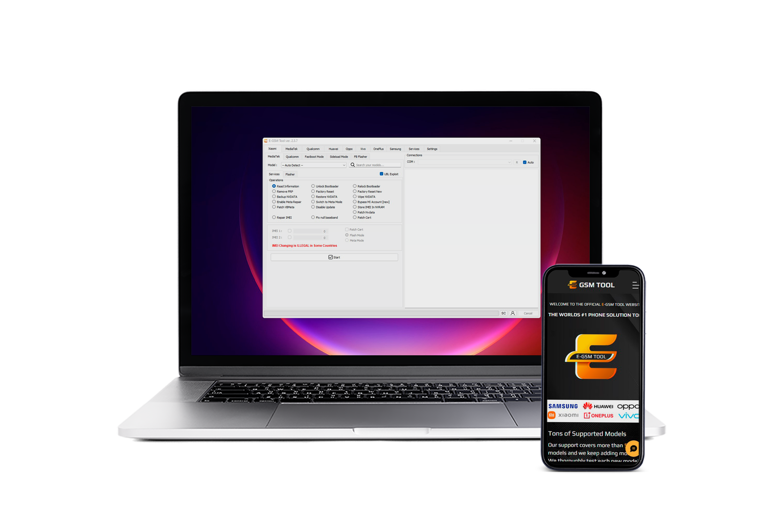E-GSM Tool Mockup